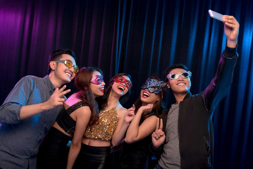 Deine Party mit einer virtuellen fotobox